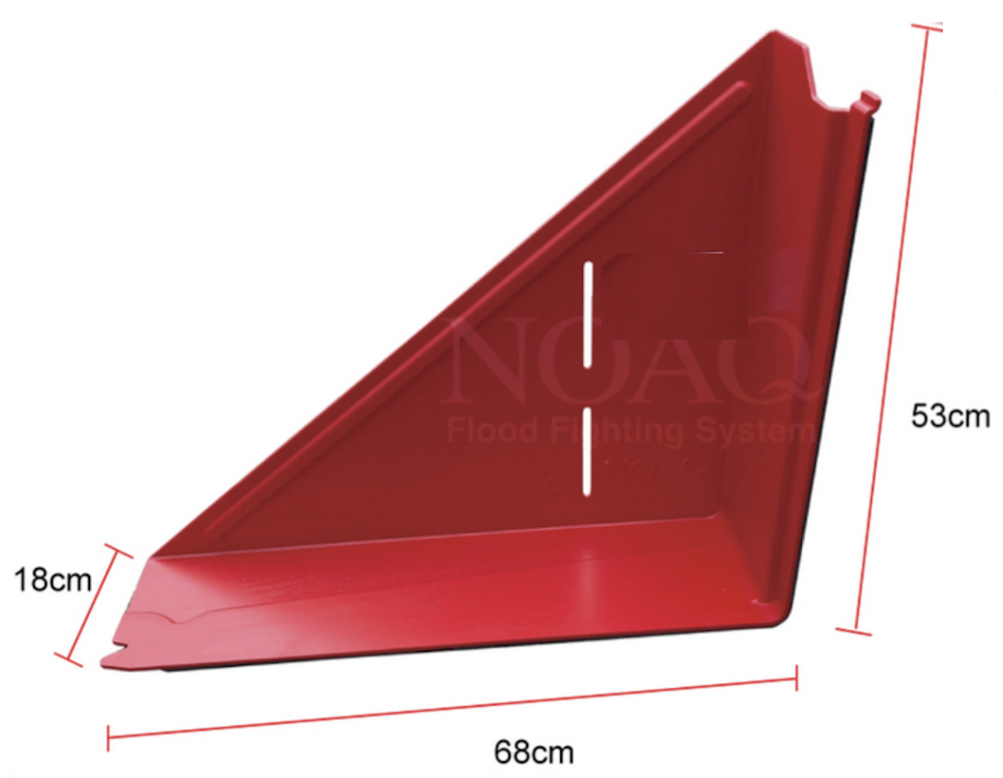 Barriera anti inondazione, modulo finale destro