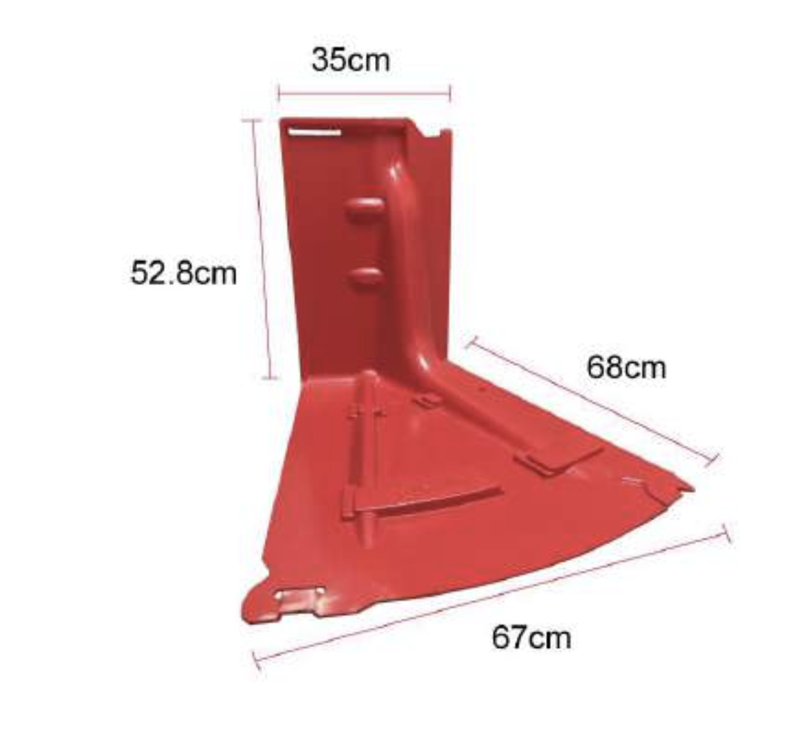 Barriera anti acqua, modulo box angolo esterno  30°