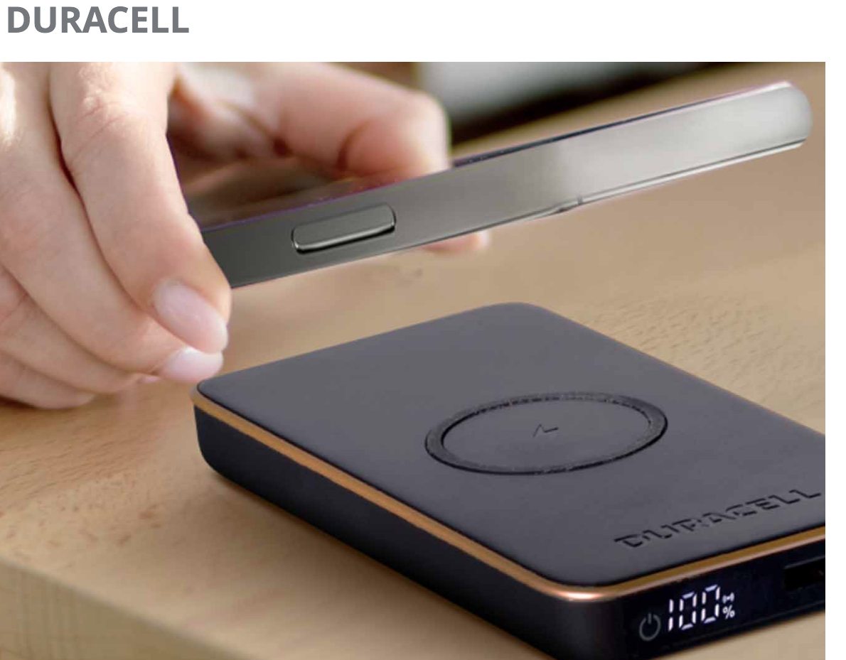 Powerbank DURACELL da 10000 mAh - veloce e compatta